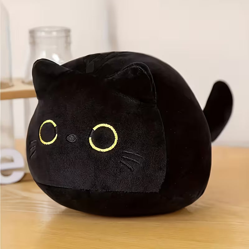 Adorable Soft Plush Black Cat toy
